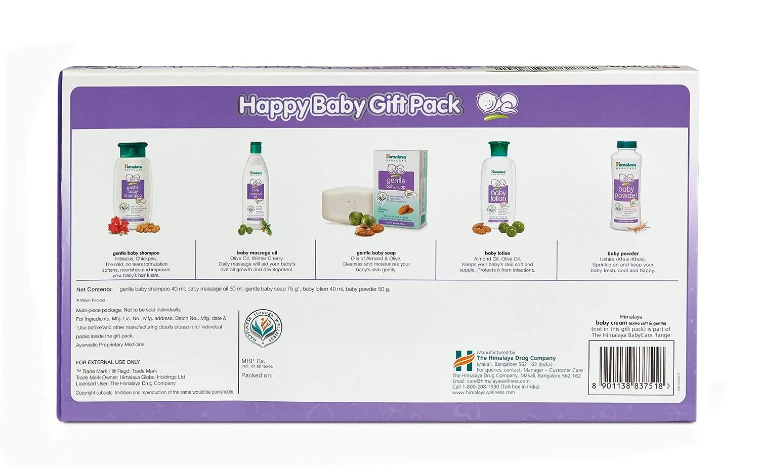 Himalaya gift pack for fashion baby